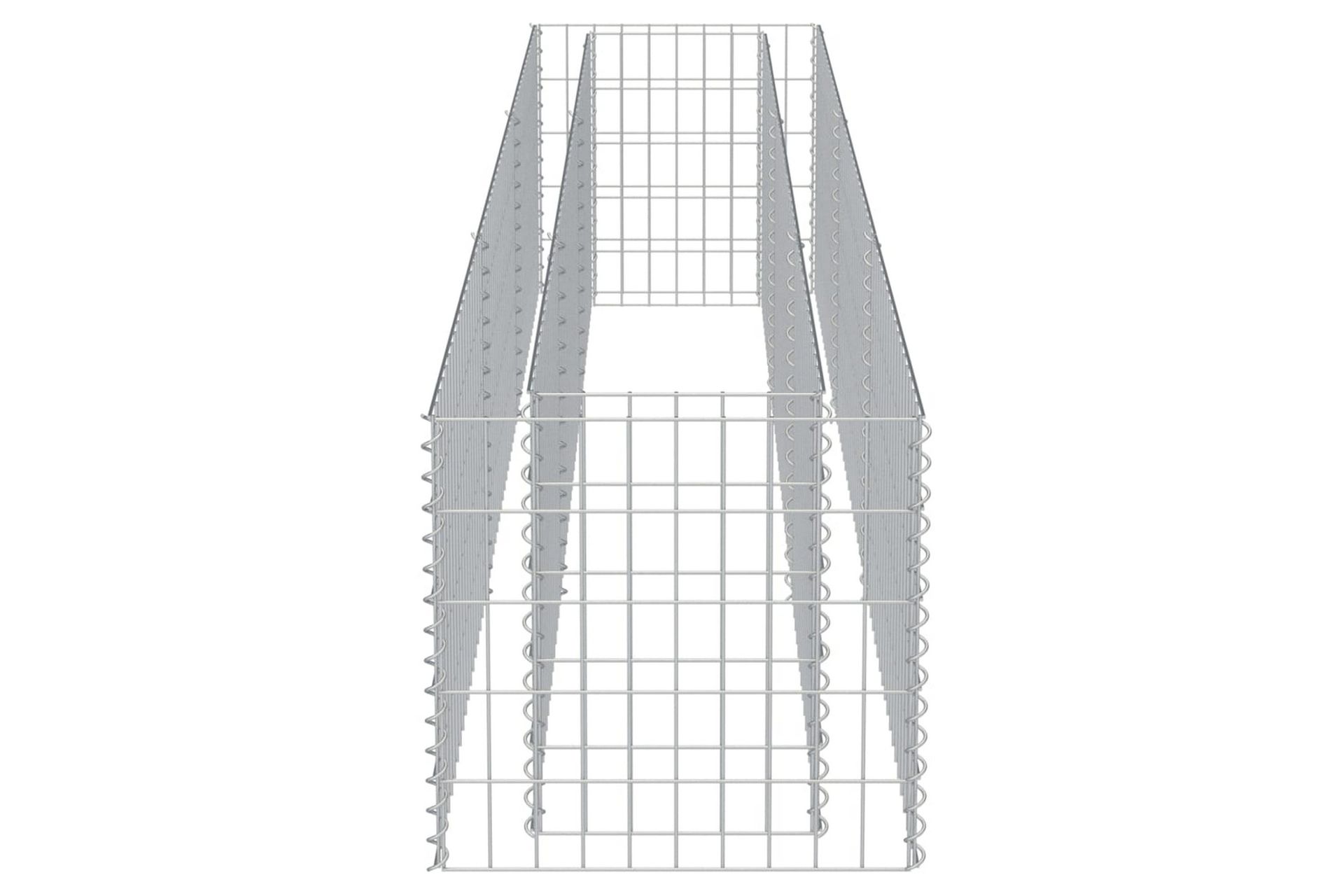 Gabion høybed galvanisert stål 270x50x50 cm - Hus & oppussing - Innsynsbeskyttelse & innhegning - Mur