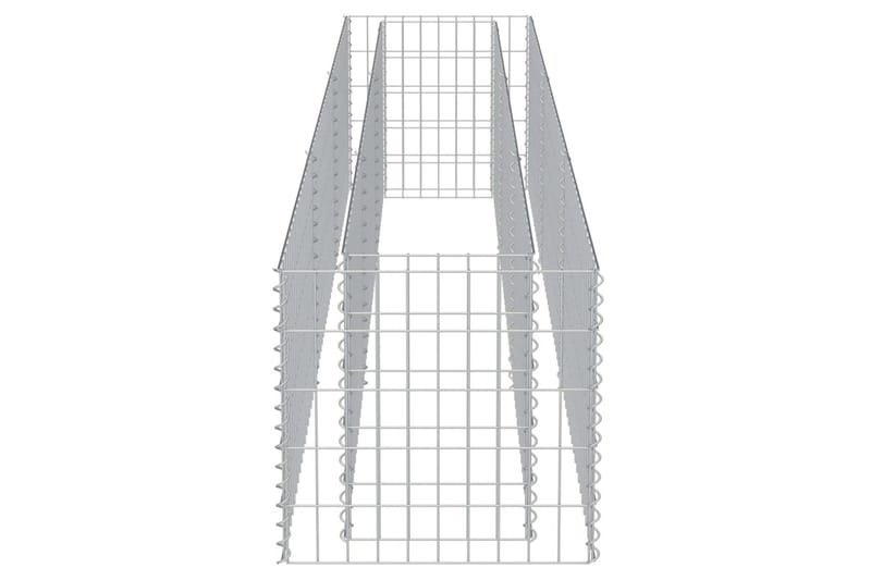 Gabion høybed galvanisert stål 270x50x50 cm - Hus & oppussing - Innsynsbeskyttelse & innhegning - Mur