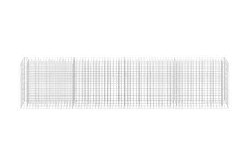 Gabion høybed galvanisert stål 360x30x90 cm - Silver - Hus & oppussing - Innsynsbeskyttelse & innhegning - Mur