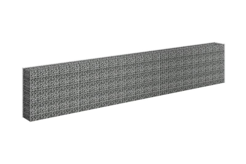 Gabion høybed galvanisert stål 450x30x90 cm - Hus & oppussing - Innsynsbeskyttelse & innhegning - Mur