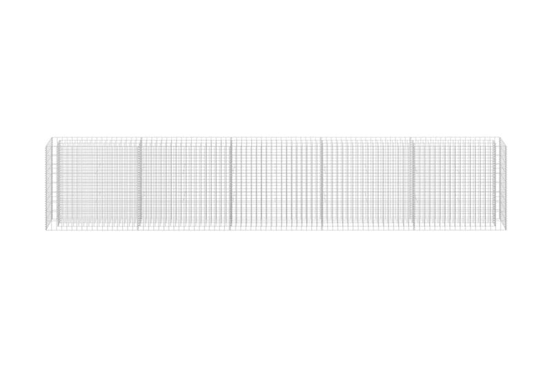Gabion høybed galvanisert stål 450x30x90 cm - Hus & oppussing - Innsynsbeskyttelse & innhegning - Mur