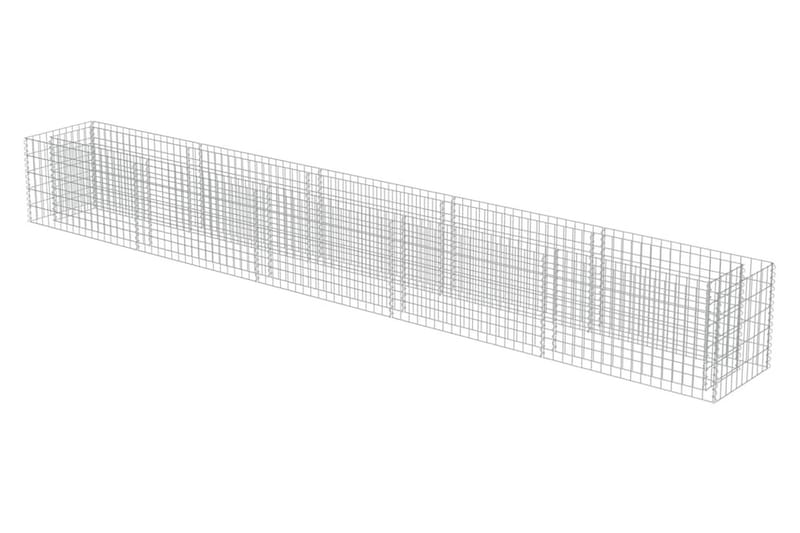 Gabion høybed galvanisert stål 450x50x50 cm - Hus & oppussing - Innsynsbeskyttelse & innhegning - Mur