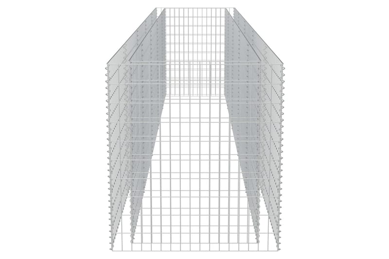 Gabion høybed galvanisert stål 450x90x100 cm - Hus & oppussing - Innsynsbeskyttelse & innhegning - Mur