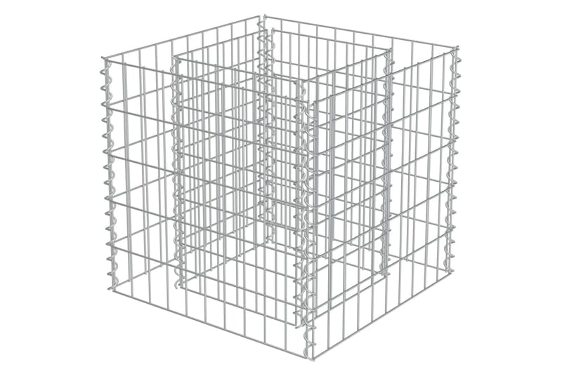Gabion høybed galvanisert stål 50x50x50 cm - Hus & oppussing - Innsynsbeskyttelse & innhegning - Mur