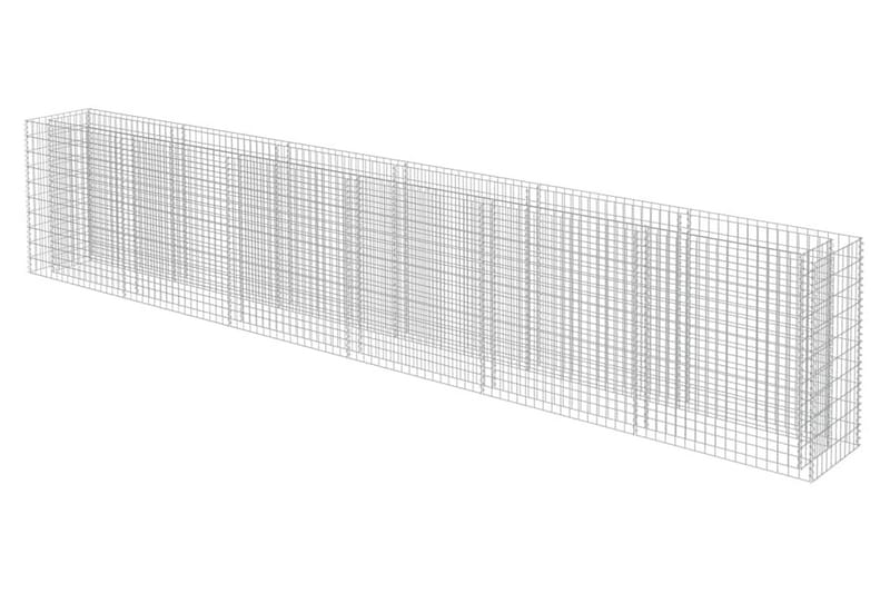 Gabion høybed galvanisert stål 540x50x100 cm - Hus & oppussing - Innsynsbeskyttelse & innhegning - Mur