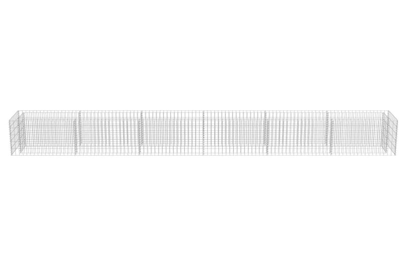 Gabion høybed galvanisert stål 540x50x50 cm - Hus & oppussing - Innsynsbeskyttelse & innhegning - Mur