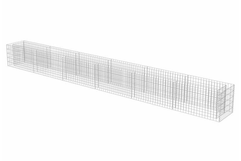 Gabion høybed galvanisert stål 540x50x50 cm - Hus & oppussing - Innsynsbeskyttelse & innhegning - Mur