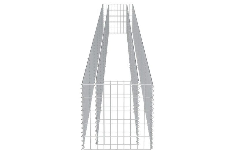 Gabion høybed galvanisert stål 540x50x50 cm - Gabion