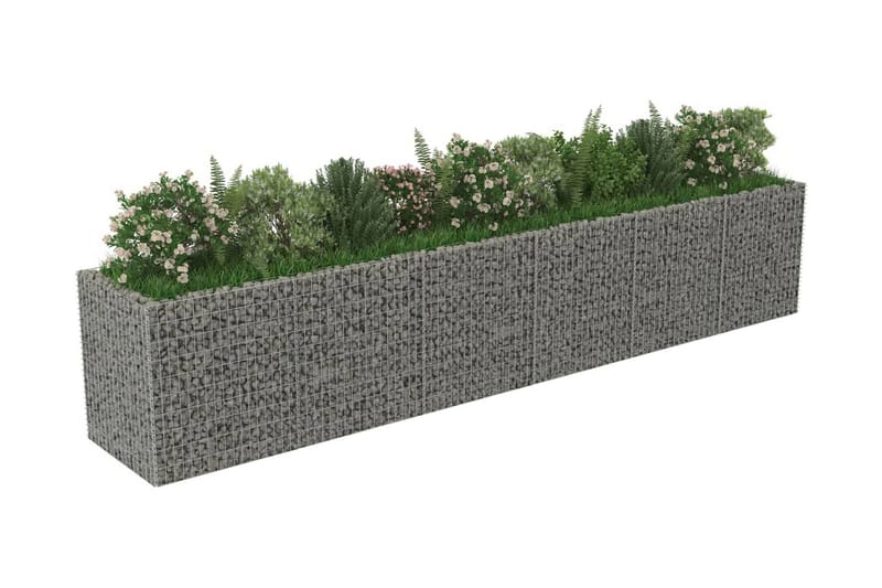 Gabion h�øybed galvanisert stål 540x90x100 cm - Hus & oppussing - Innsynsbeskyttelse & innhegning - Mur