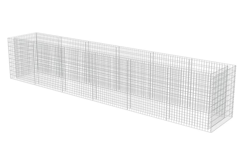 Gabion høybed galvanisert stål 540x90x100 cm - Hus & oppussing - Innsynsbeskyttelse & innhegning - Mur
