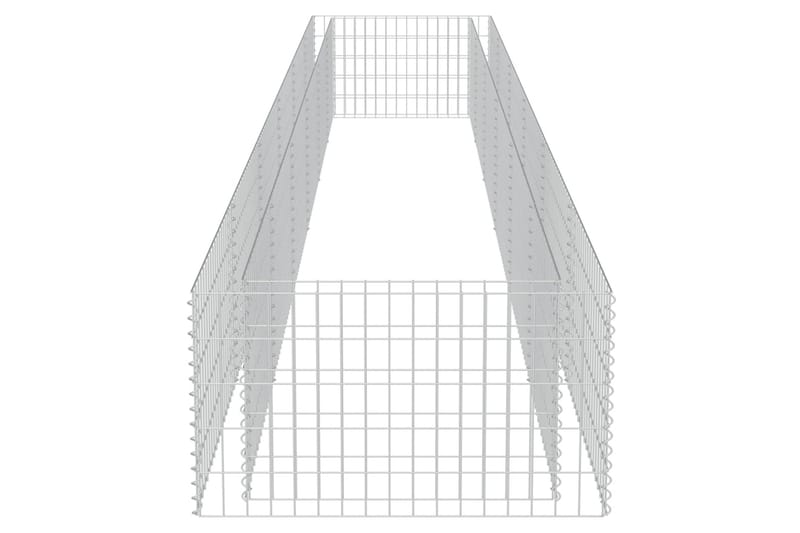Gabion høybed galvanisert stål 540x90x50 cm - Hus & oppussing - Innsynsbeskyttelse & innhegning - Mur