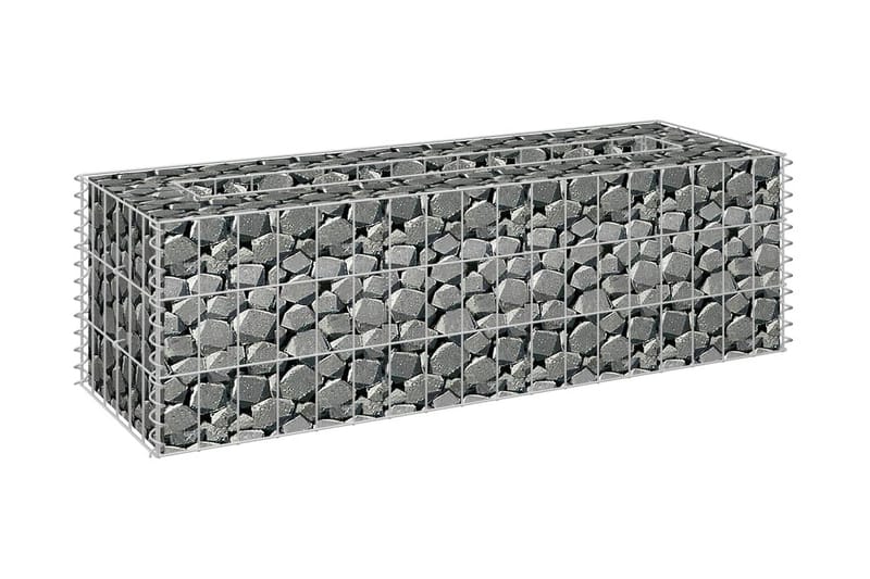Gabion høybed galvanisert stål 90x30x30 cm - Hus & oppussing - Innsynsbeskyttelse & innhegning - Mur