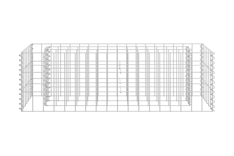 Gabion høybed galvanisert stål 90x30x30 cm - Hus & oppussing - Innsynsbeskyttelse & innhegning - Mur