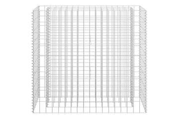 Gabion høybed galvanisert stål 90x30x90 cm - Hus & oppussing - Innsynsbeskyttelse & innhegning - Mur
