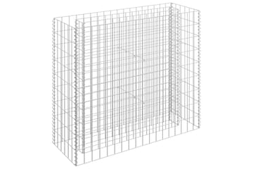 Gabion høybed galvanisert stål 90x30x90 cm - Hus & oppussing - Innsynsbeskyttelse & innhegning - Mur