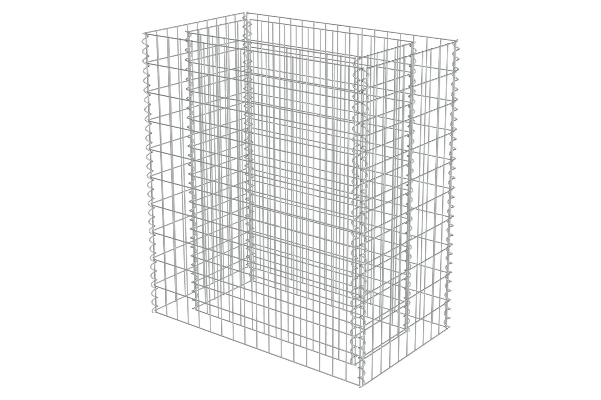 Gabion h�øybed galvanisert stål 90x50x100 cm - Hus & oppussing - Innsynsbeskyttelse & innhegning - Mur