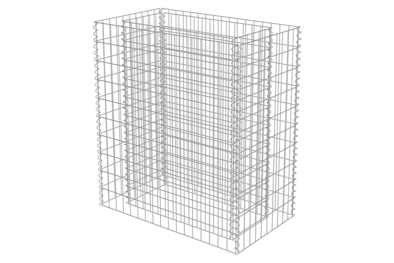 Gabion høybed galvanisert stål 90x50x100 cm - Hus & oppussing - Innsynsbeskyttelse & innhegning - Mur