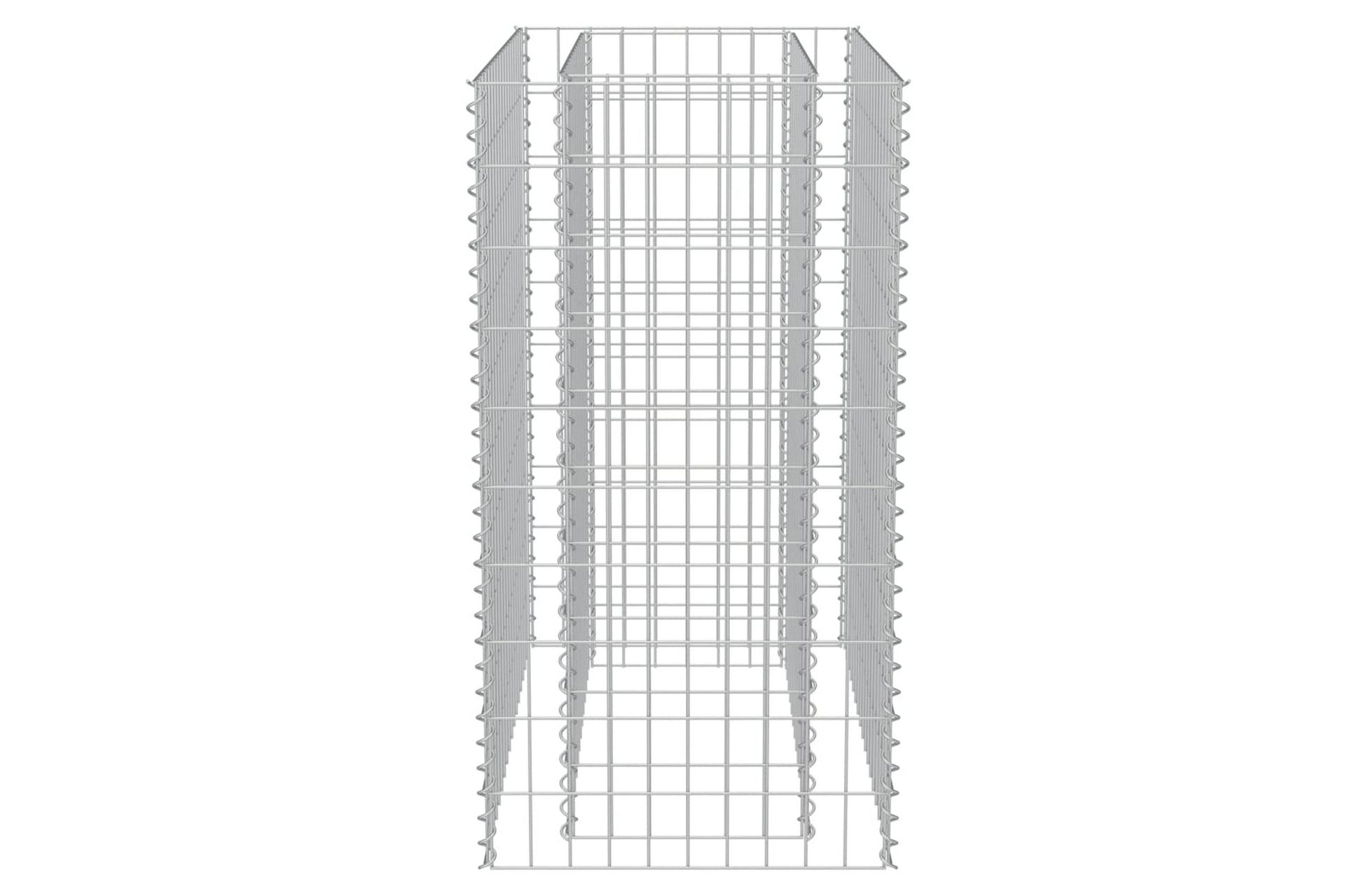 Gabion høybed galvanisert stål 90x50x100 cm - Hus & oppussing - Innsynsbeskyttelse & innhegning - Mur