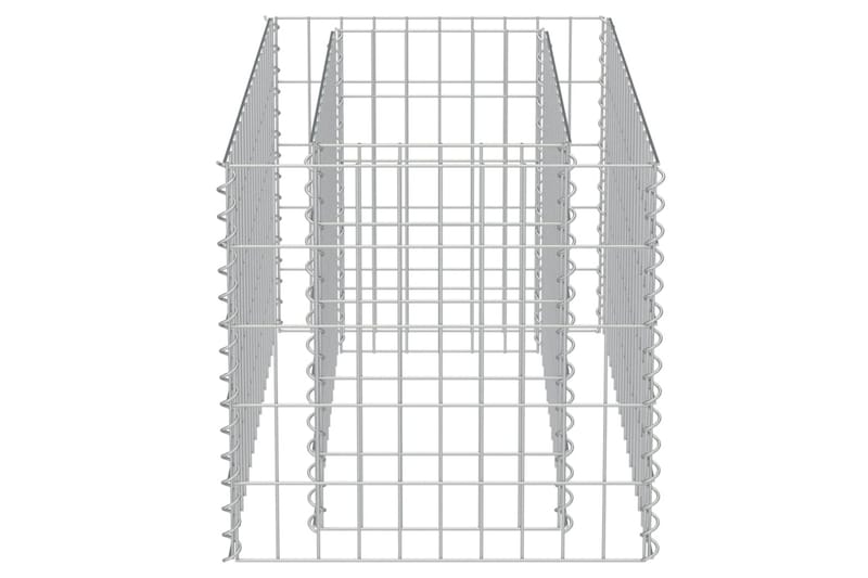 Gabion høybed galvanisert stål 90x50x50 cm - Hus & oppussing - Innsynsbeskyttelse & innhegning - Mur