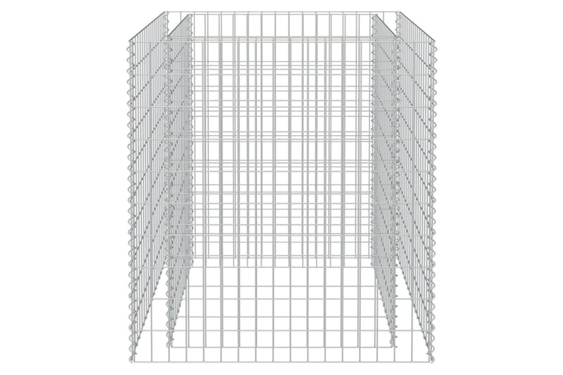 Gabion høybed galvanisert stål 90x90x100 cm - Hus & oppussing - Innsynsbeskyttelse & innhegning - Mur