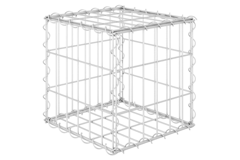 Gabion høybed kubeformet ståltråd 30x30x30 cm - Gabion