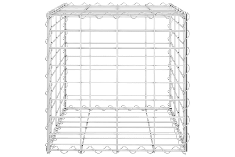 Gabion høybed kubeformet ståltråd 40x40x40 cm - Hus & oppussing - Innsynsbeskyttelse & innhegning - Mur