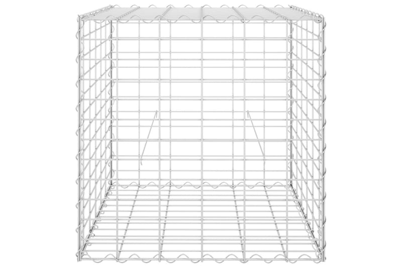 Gabion høybed kubeformet ståltråd 60x60x60 cm - Hus & oppussing - Innsynsbeskyttelse & innhegning - Mur