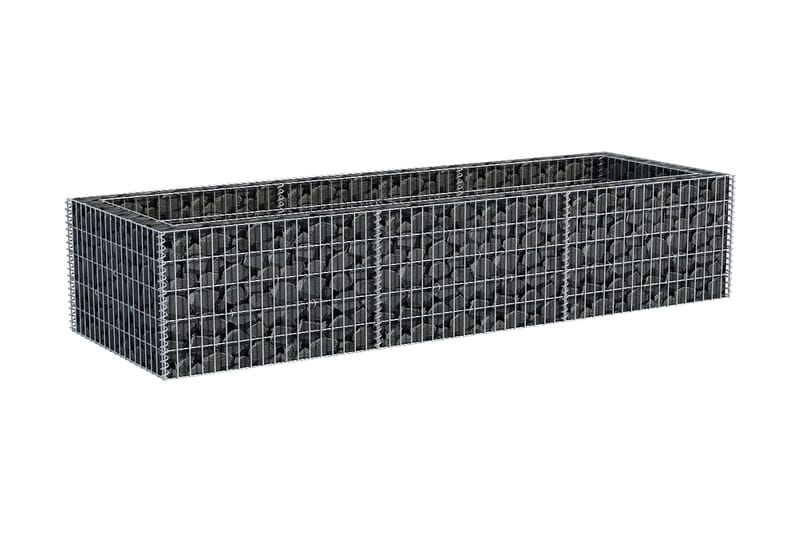 Gabion høybed stål 270x90x50 cm - Hus & oppussing - Innsynsbeskyttelse & innhegning - Mur