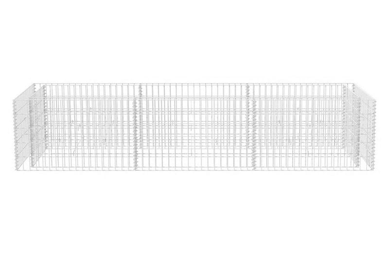 Gabion høybed stål 270x90x50 cm - Hus & oppussing - Innsynsbeskyttelse & innhegning - Mur