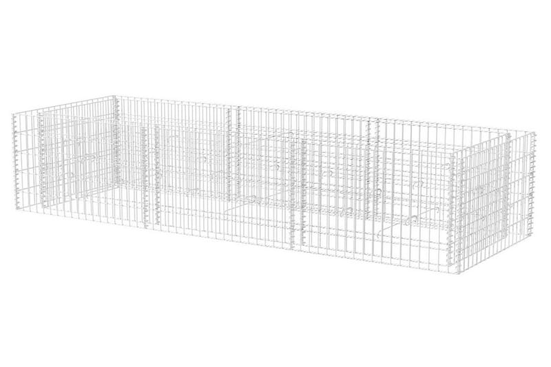 Gabion høybed stål 270x90x50 cm - Hus & oppussing - Innsynsbeskyttelse & innhegning - Mur