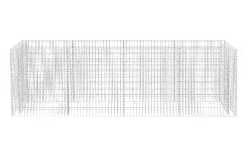Gabion høybed stål 360x90x100 cm - Hus & oppussing - Innsynsbeskyttelse & innhegning - Mur