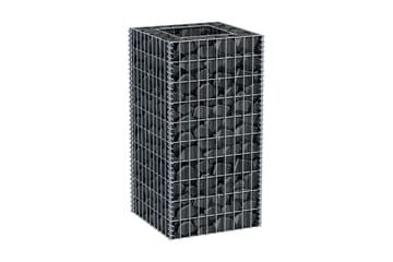 Gabion høybed stål 50x50x100 cm - Hus & oppussing - Innsynsbeskyttelse & innhegning - Mur
