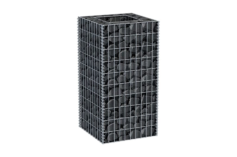 Gabion høybed stål 50x50x100 cm - Hus & oppussing - Innsynsbeskyttelse & innhegning - Mur