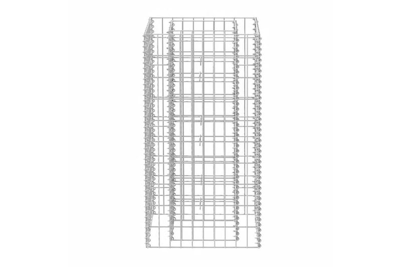 Gabion høybed stål 50x50x100 cm - Hus & oppussing - Innsynsbeskyttelse & innhegning - Mur