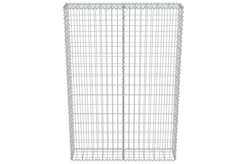 Gabion med topp- og bunndekke galvanisert stål 100x20x150 cm - Hus & oppussing - Innsynsbeskyttelse & innhegning - Mur