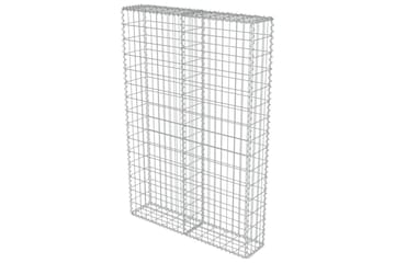 Gabion med topp- og bunndekke galvanisert stål 100x20x150 cm - Hus & oppussing - Innsynsbeskyttelse & innhegning - Mur