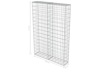 Gabion med topp- og bunndekke galvanisert stål 100x20x150 cm - Hus & oppussing - Innsynsbeskyttelse & innhegning - Mur