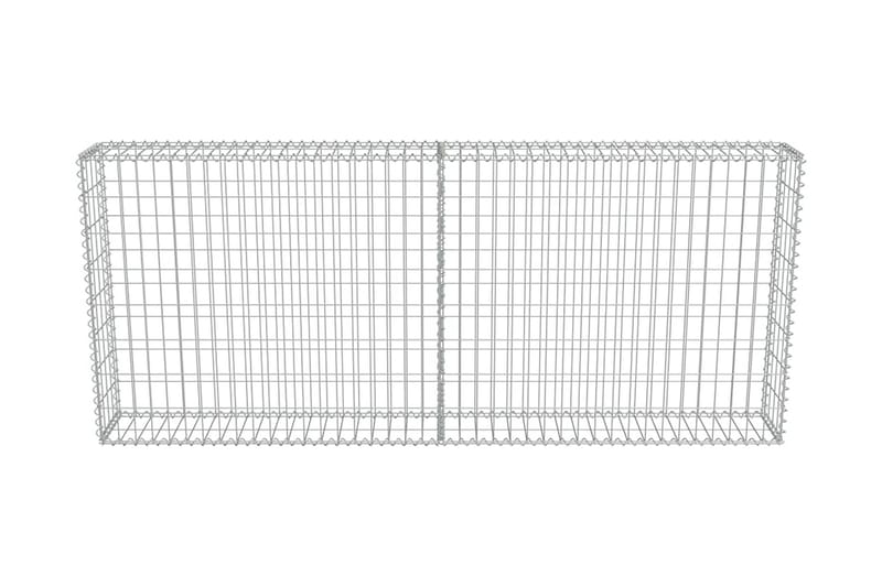 Gabion med topp- og bunndekke galvanisert stål 200x20x85 cm - Hus & oppussing - Innsynsbeskyttelse & innhegning - Mur