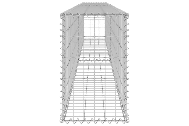 Gabion med topp- og bunndekke galvanisert stål 300x30x50 cm - Silver - Hus & oppussing - Innsynsbeskyttelse & innhegning - Mur