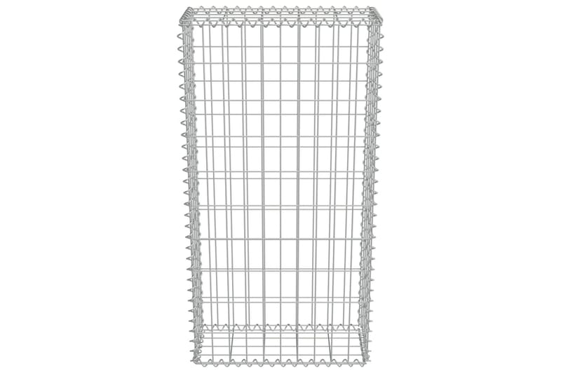 Gabion med topp- og bunndekke galvanisert stål 50x20x100 cm - Hus & oppussing - Innsynsbeskyttelse & innhegning - Mur