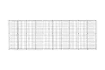 Gabion med topp- og bunndekke galvanisert stål 600x30x200 cm - Hus & oppussing - Innsynsbeskyttelse & innhegning - Mur