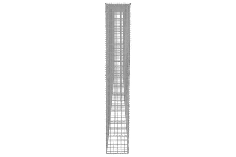 Gabion med topp- og bunndekke galvanisert stål 600x30x200 cm - Hus & oppussing - Innsynsbeskyttelse & innhegning - Mur