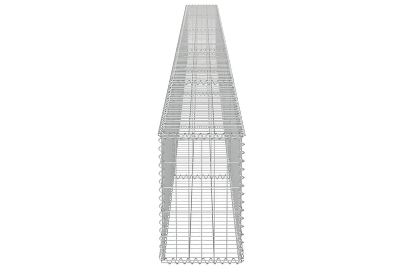 Gabion med topp- og bunndekke galvanisert stål 600x30x50 cm - Hus & oppussing - Innsynsbeskyttelse & innhegning - Mur