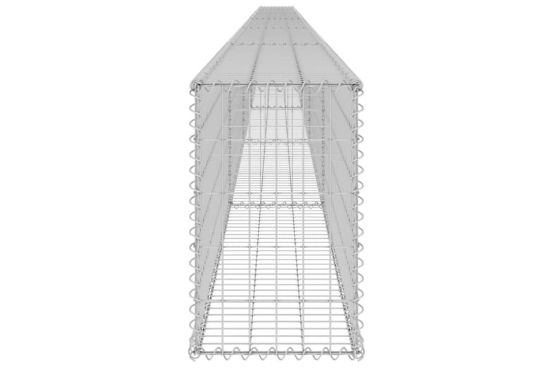 Gabion med topp- og bunndekke galvanisert stål 900x30x50 cm - Silver - Hus & oppussing - Innsynsbeskyttelse & innhegning - Mur