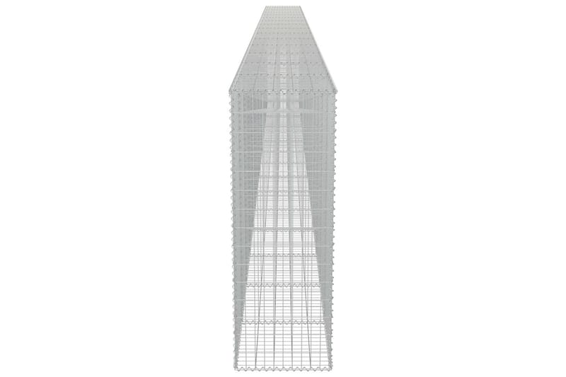 Gabion med topp- og bunndekke galvanisert stål 900x50x150 cm - Hus & oppussing - Innsynsbeskyttelse & innhegning - Mur