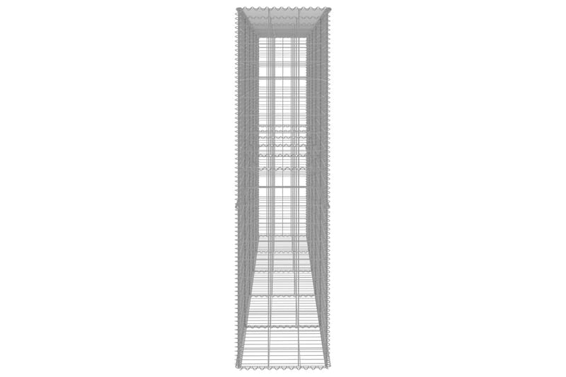 Gabion med topp- og bunnlokk galvanisert stål 300x50x200 cm - Hus & oppussing - Innsynsbeskyttelse & innhegning - Mur