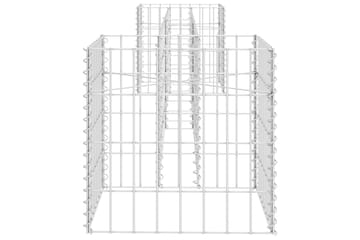 Gabion plantekasse H-formet ståltråd 260x40x40 cm - Hus & oppussing - Innsynsbeskyttelse & innhegning - Mur