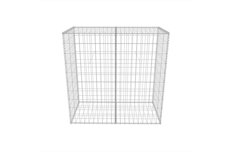 Gabionkurv galvanisert stål 100x50x100 cm - Hus & oppussing - Innsynsbeskyttelse & innhegning - Mur