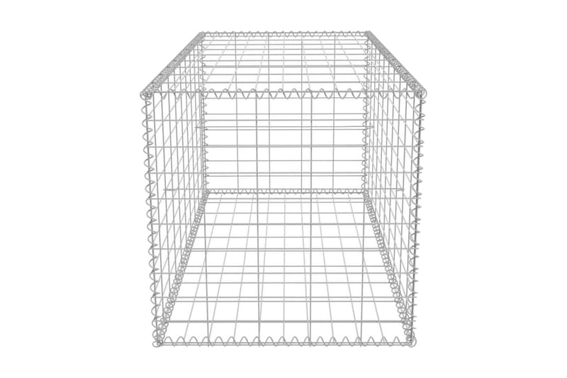 Gabionkurv galvanisert stål 100x50x50 cm - Hus & oppussing - Innsynsbeskyttelse & innhegning - Mur
