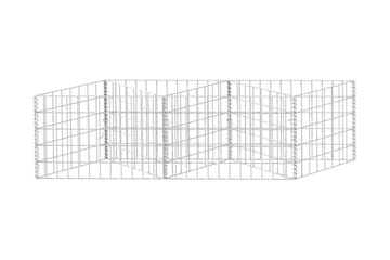 Gabionkurv galvanisert stål 120x30x50 cm - Hus & oppussing - Innsynsbeskyttelse & innhegning - Mur
